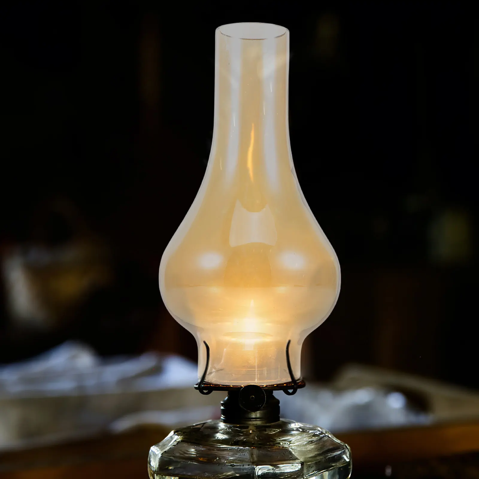 Retro Pastoral Glass Lampshade Vintage Style Home Living Room Bedroom Dining Decorative Lamp Cover Replacement