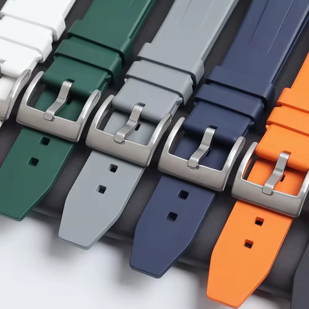 20mm 22mm Watch Strap for Omega X Swatch MoonSwatch SpeedMaster Silicone Watch Band for Rolex Submariner for Seiko SKX Bracelets view 5