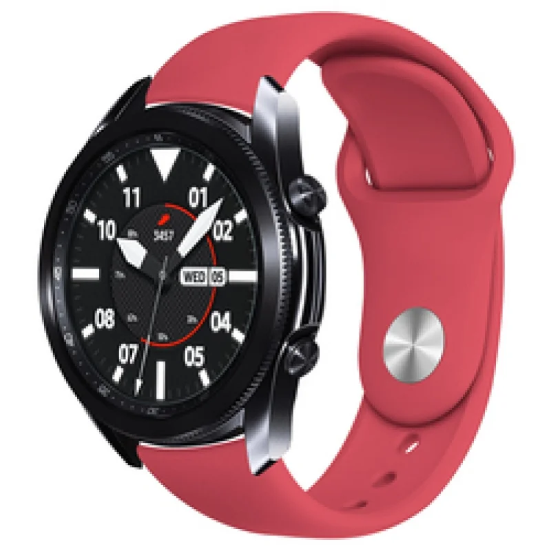Silicone Wrist Band For Samsung Galaxy Watch Active 2 44mm Accessory Colorful Rubber Strap Smart Mens 20mm