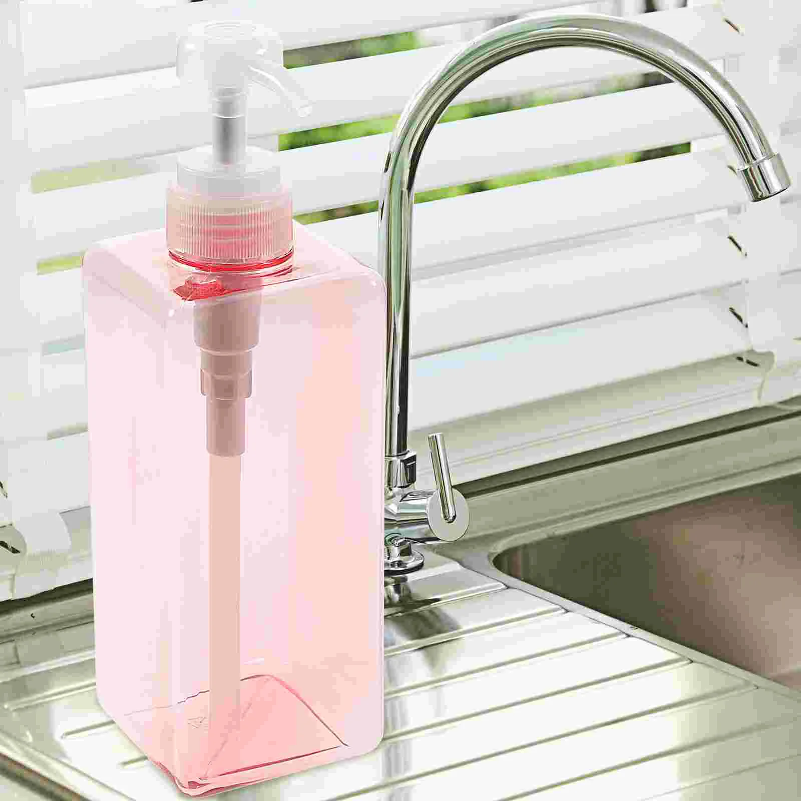 650 Ml Hand Dispenser Shampoo Bottle with Pump Automatic Liquid Travel