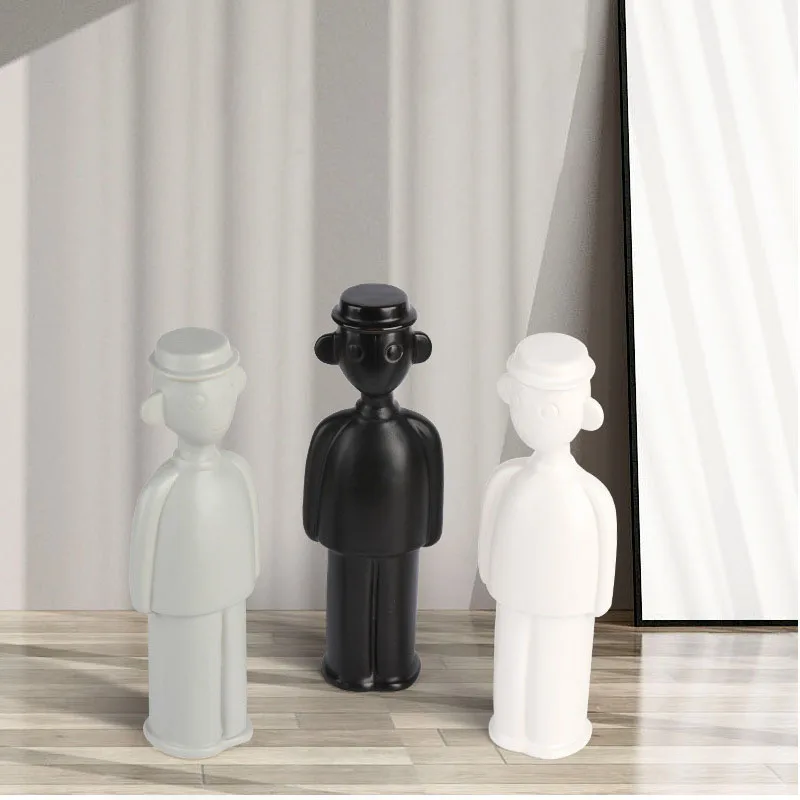 

Creative Abstract Figure Statue, Ceramic Decoration, Modern Minimalist Home Decoration, Restaurant and Hotel