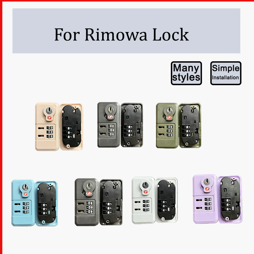 For Rimowa Essential006 code lock domestic box replacement 006 code lock color complete Travel Accessories PAssword Lock