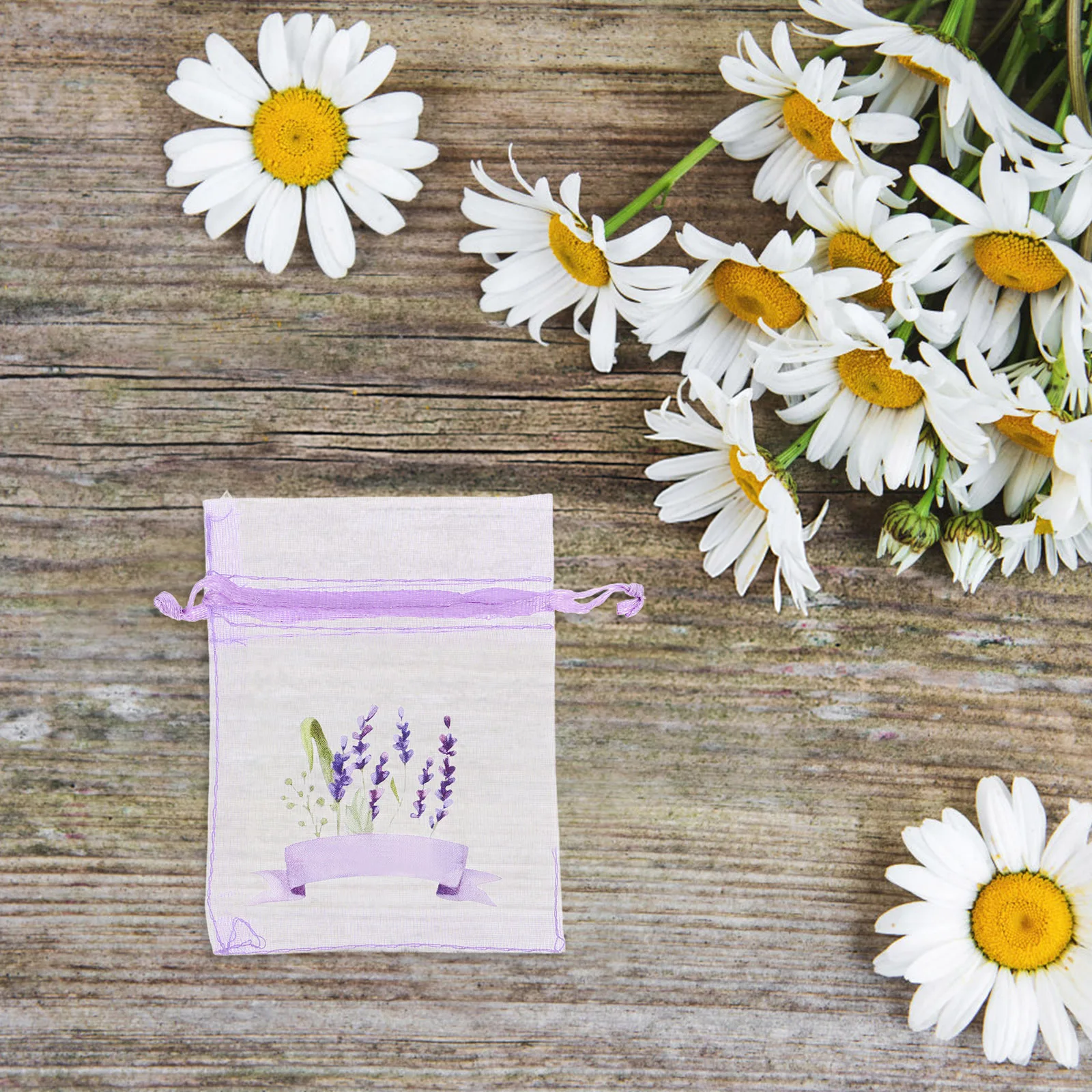 20 قطعة أكياس أكياس الخزامى تنفس الرباط كيس شبكي متعدد الأغراض تخزين أكياس فارغة لخزانة السيارة