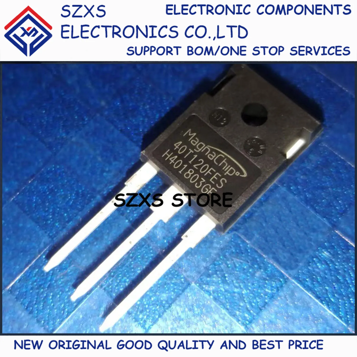 

New Original 10Pcs 40T120FES MBQ40T120FES TO-247 1200V 40A Powerful IGBT Transistor In Stock Electronic Components Good Quality