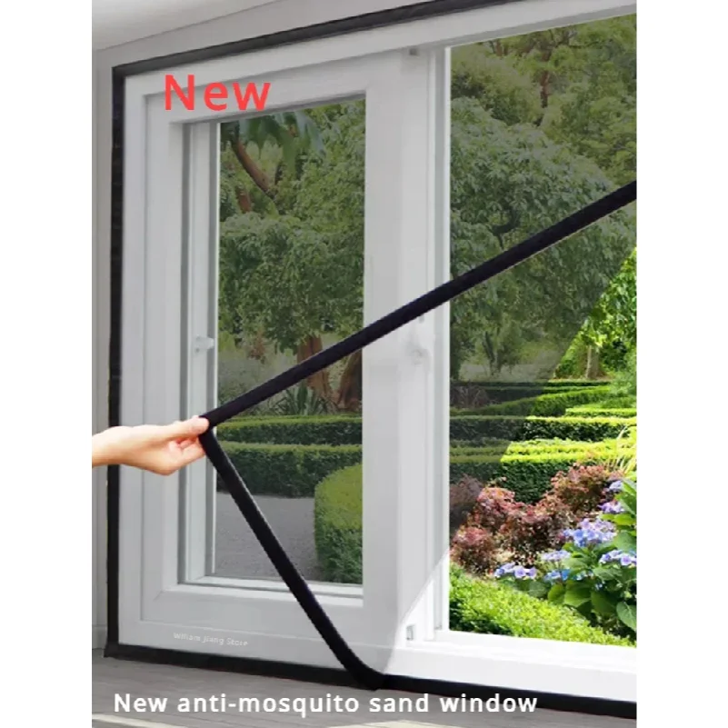 DIY Mosquito Net for Bed Window Home Textile the Mesh Indoor Self-adhesive Anti-insect and Fly Screen Curtains Garden