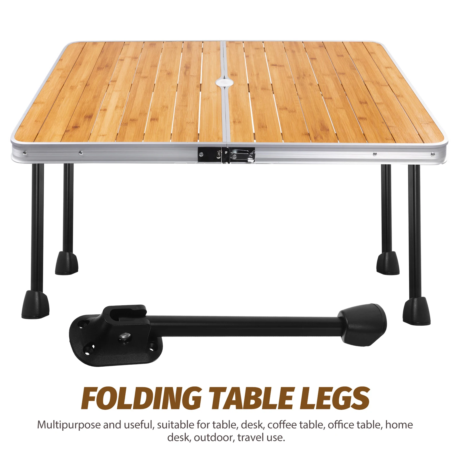 

4 Pcs Folding Table Legs Iron Height 100mm Adjustable Base Furniture Desk Laptop Coffee End Tables Durability Hardness