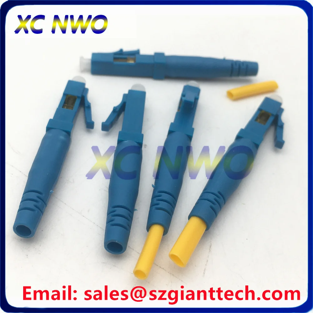 LC UPC Fast Field Assembly Fiber Adapter SM Fast Quick Connector Support 2.0mm 3.0mm Indoor Cable and FTTH Flat Cable