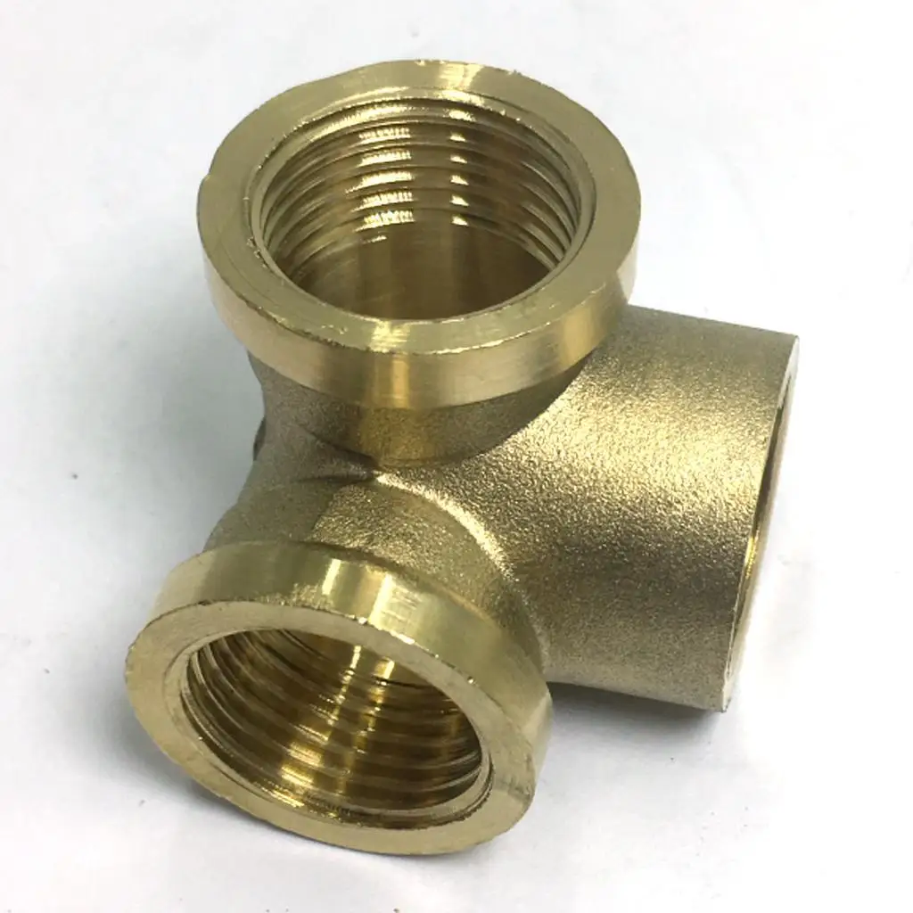 

Tee Connector Brass Female Elbow Adapter G 1/2 Fitting for Bidet, Sprayer