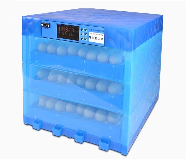 Automatic Egg Incubator China Dual Power Supply Incubadora Color Display  Couveuse with Multi-function Roller  Tray