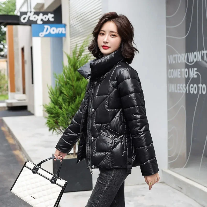 2026 New Winter Jacket Women Down Cotton Jacket Parkas Female Short Casual Loose Warm Cotton-padded Coat Outwear Parka Lady Top