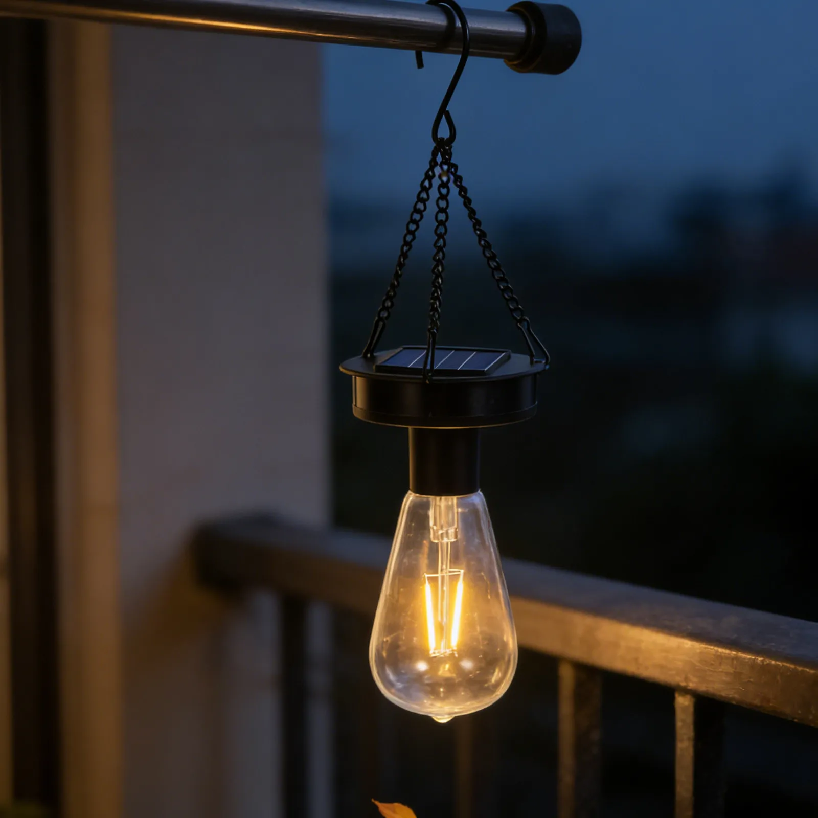 Decor Solar Retro Light Bulb Hanging Lights for outside Patio Table Camping Lantern Decorative Night Lamp Bulbs