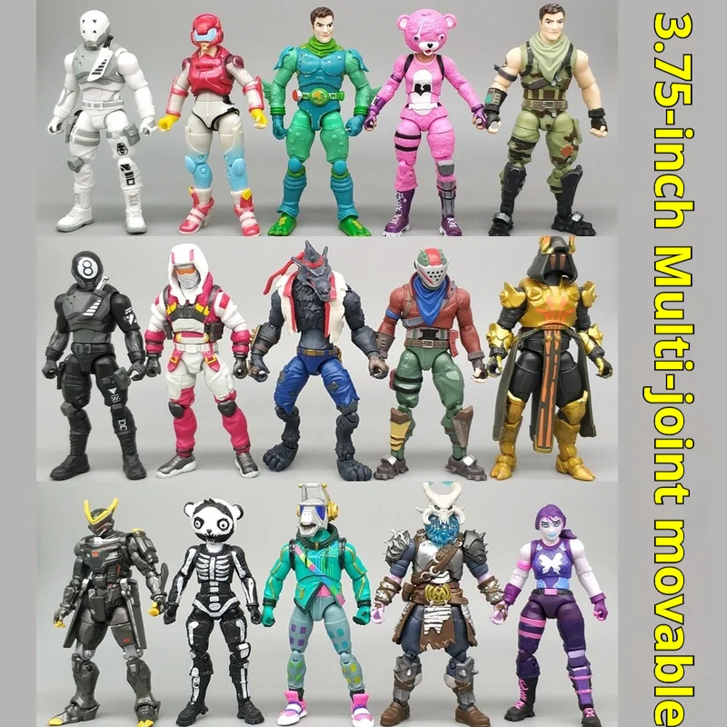 متوفر بالجملة 3.75 "عمل الشكل بالذئب النينجا الجندي السيد الطماطم القوات الخاصة نموذج اللعب نموذج مرن جمع لعبة هدية