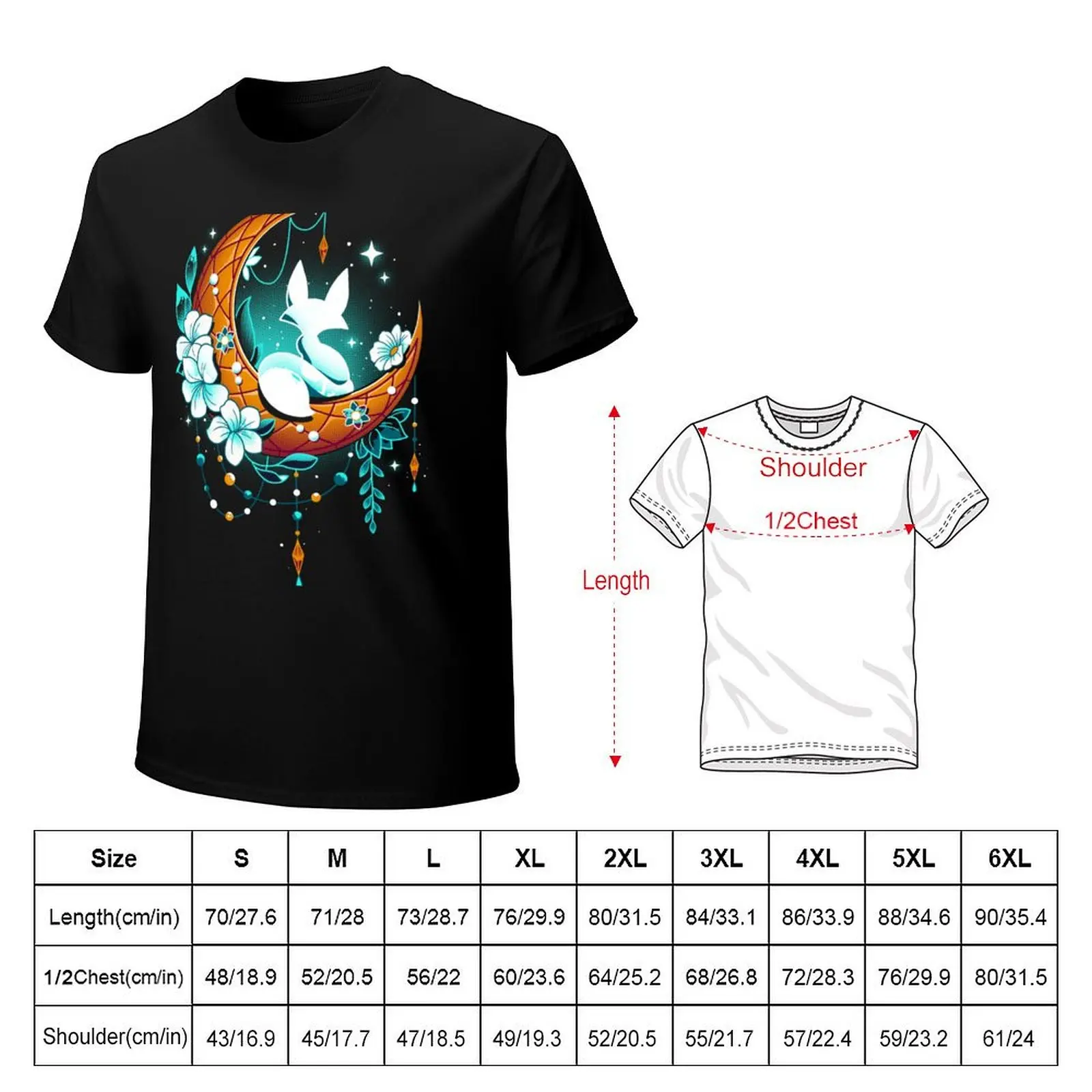 Moonlight Fox - Lunar Polar Fox T-Shirt Breathable Travel T-Shirt