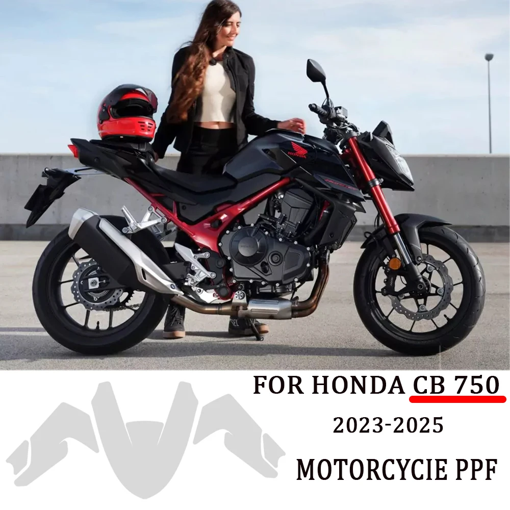 

For HONDA CB 750 HORNET Paint Protection Film Protect Accessories Fairing Tank Anti-scratch Transparent TPU 2023-2025 CB750 PPF