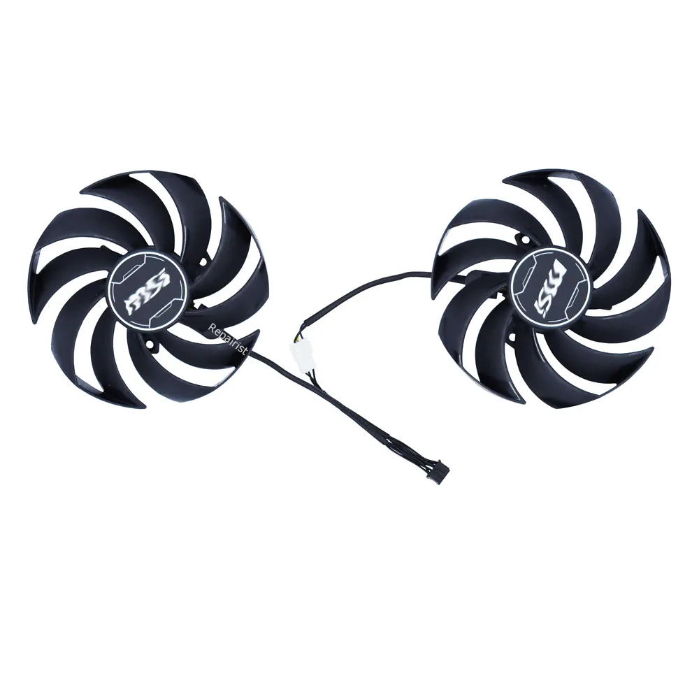 

Видеокулер, вентилятор видеокарты, охлаждение карт графического процессора VGA для MSI RTX 4070 Ti SUPER VENTUS 2X OC 16 ГБ, RTX4070 VENTUS 8G, PLD10010S12HH