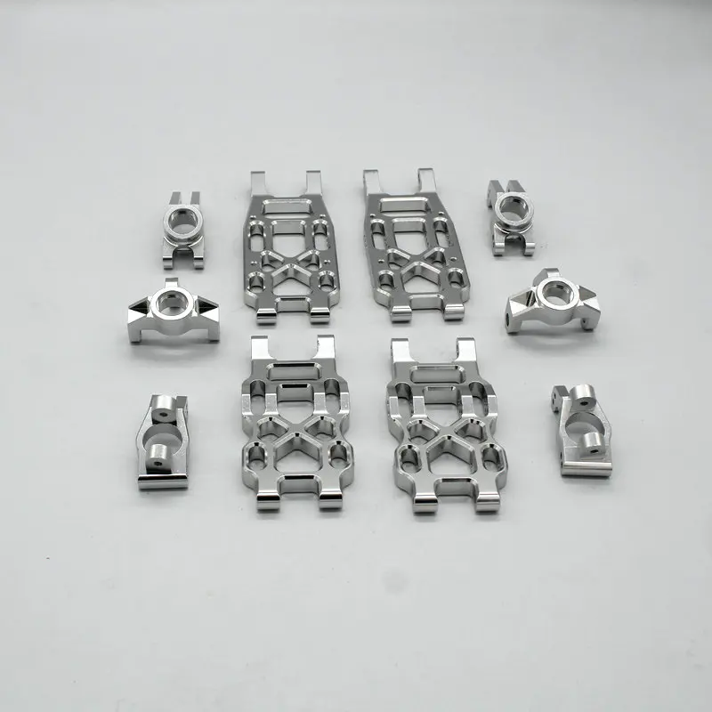 Metal Vkar Racing Bison 1/10 RC Parts Front & Rear Swing Arm Steering Cup C Block Kit