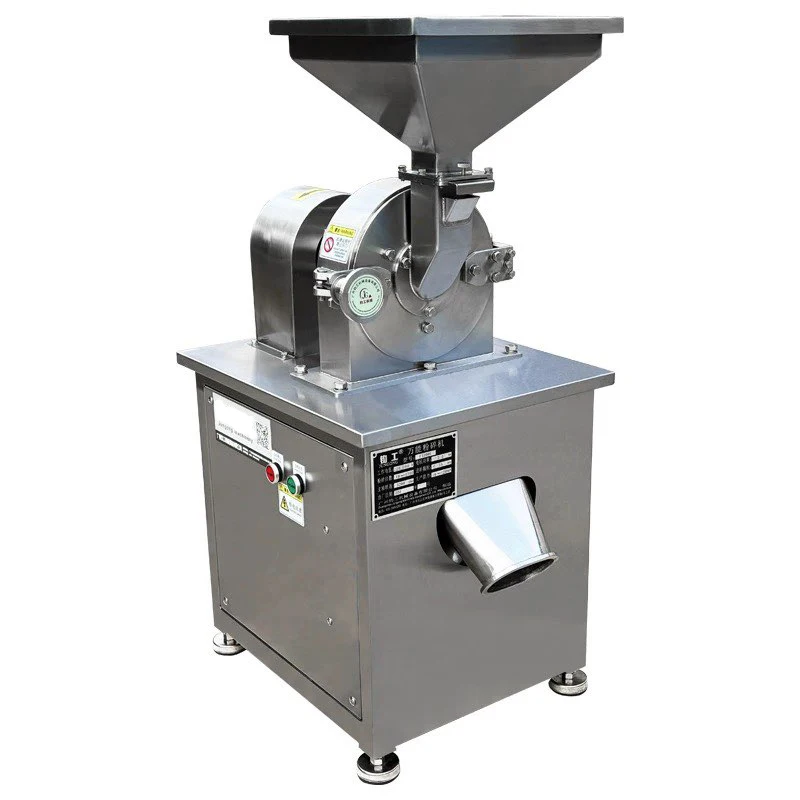 

Универсальная дробилка из нержавеющей стали 304, мельница для сахара/приправы/специй/сольда, крупномасштабная коммерческая мельница для измельчения порошка