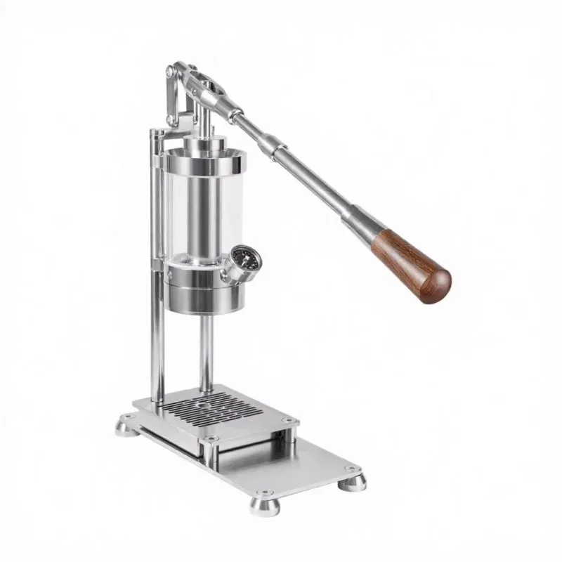 Portable Stainless Steel Semi-Automatic Espresso Maker Manual Lever Variable Pressure Home Coffee Machine for Hotels