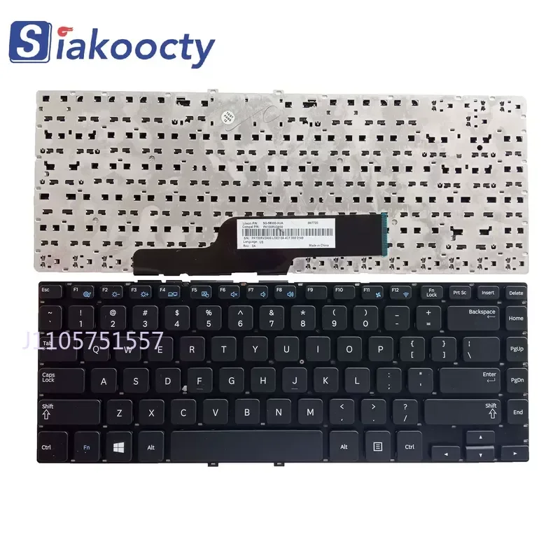 Replacement Keyboard for Samsung NP355V4C NP350E4C NP355V4X NP3445VX NP350V4C NP3445VC Laptop