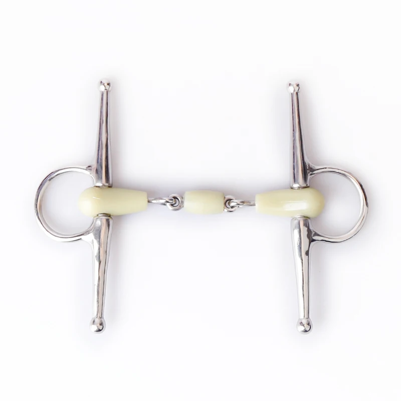 

Cavpassion-H-Shaped Horse Gag Bit Equestrian Equipment, 3-Section Arch, Fruity, stiff-bit, 8209030