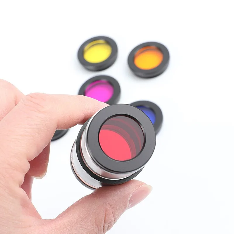 Celestron 6pcs/Set 1.25 inch Filters Kit Nebula Filter Moon Sun Colorful Filter For Telescope Eyepiece Optical Lens