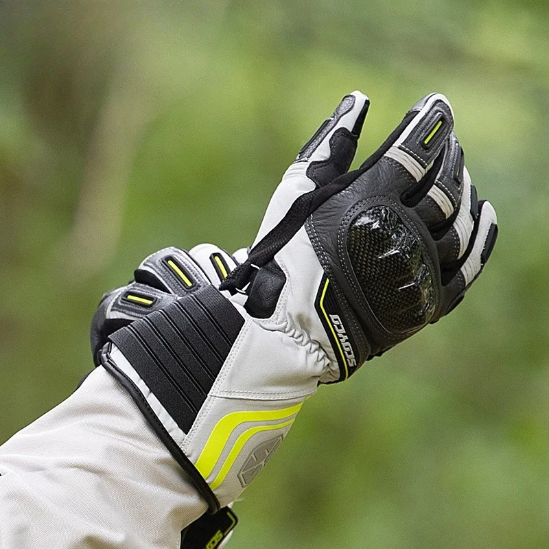 Motorcycle ride autumn and winter gloves warm windproof locomotive anti-drop protective rider