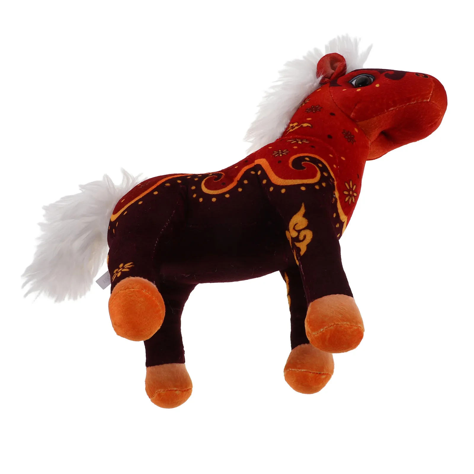 

Мягкая игрушка-фигурка Лошади (Год Лошади) 2026 года в традиционном костюме – приносит удачу и радость везде