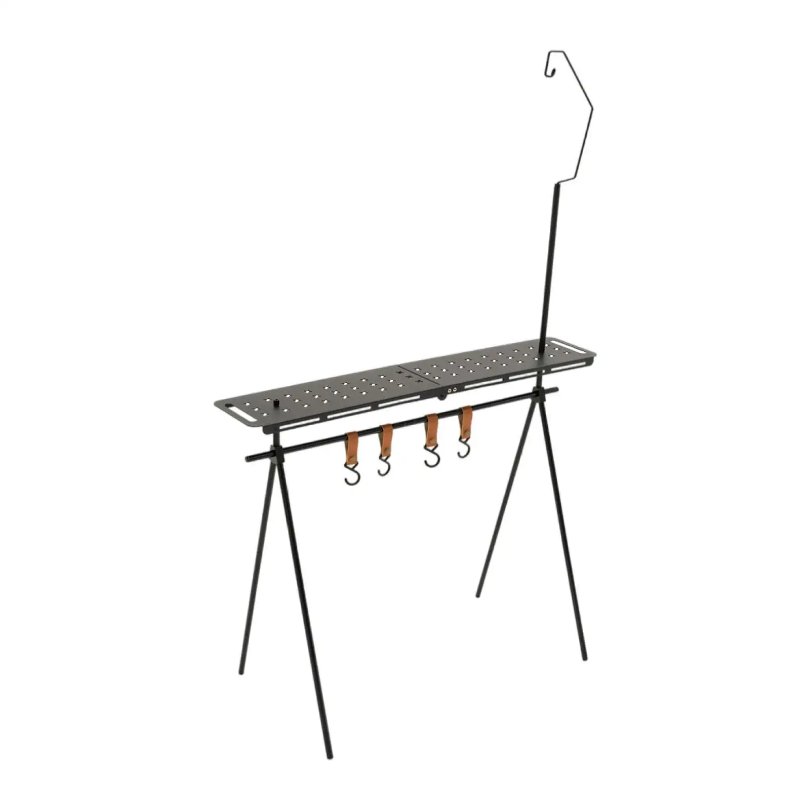 アルミニウム合金折りたたみテーブル収納ラックポータブル安定した軽量デスク登山釣り庭ハイキング裏庭用