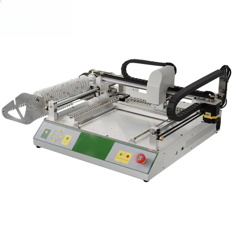 Circuit board production line SMD Flexible Light Emitting Diode picking and placing machine with visual