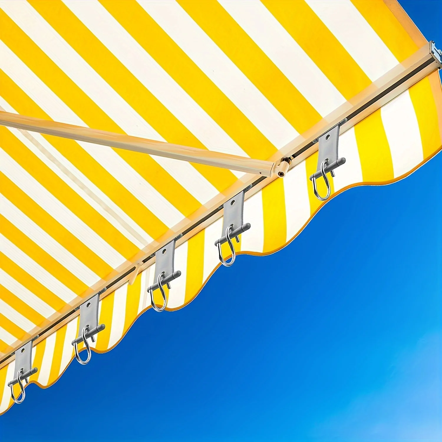 4/8Pcs S-Förmigen Camping Markise Haken Clips RV Zelt Kleiderbügel Licht Kleiderbügel Für Caravan Camper Haken zubehör Outdoor Liefert