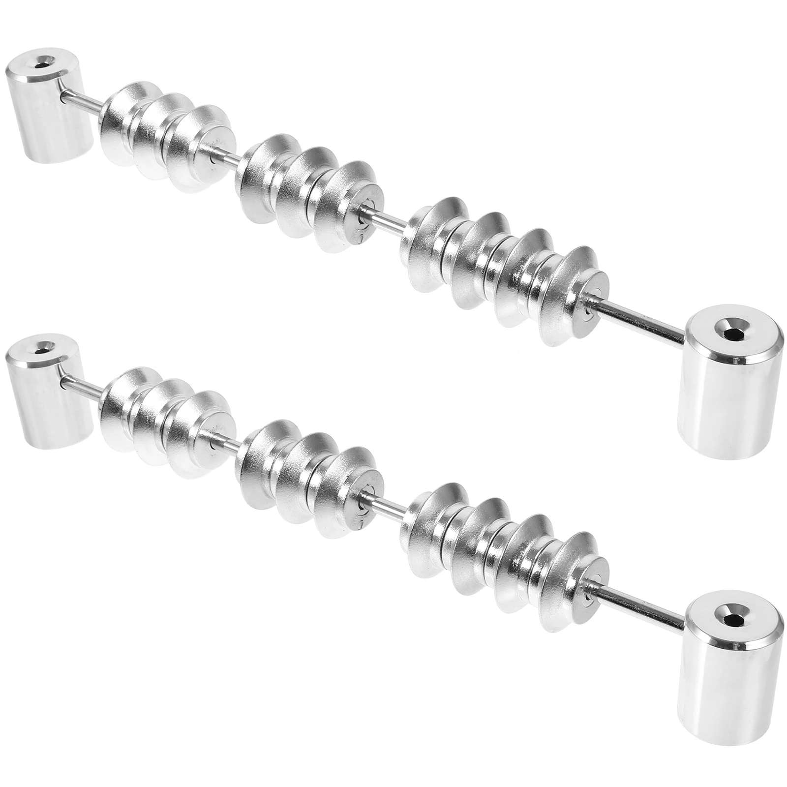 

2pcs Foosball Score Counters Table Soccer Keeper Accessories Silver Fiberboard Chrome Desktop Unit Device Practical