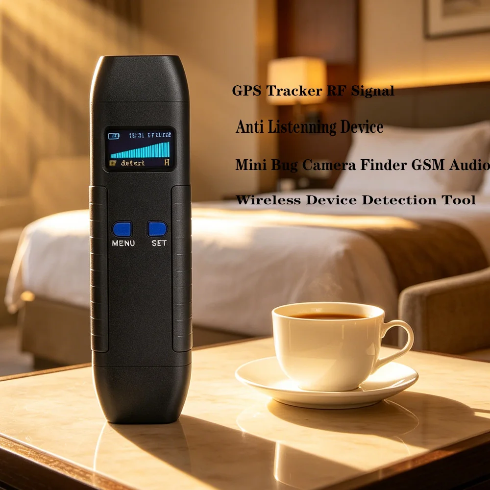 Anti-spy Detector Finder Hidden Cameras Detection Car GPS Tracker for Hotel, Meeting Safeguard Your Travel, Protect Your Privacy