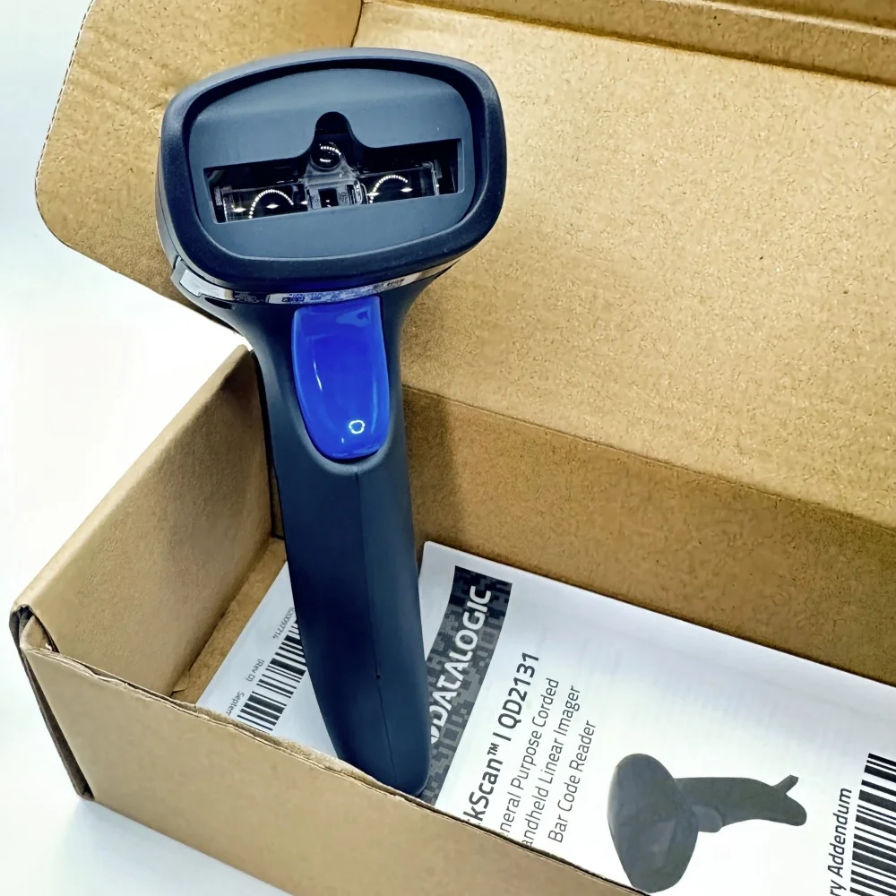 Imagem -06 - Original Handheld 1d Barcode Scanner com Cabo Usb Datalogic Quickscan Qd2131bk Qd2131-usb Novo