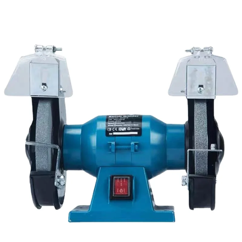 220V 200W 6-Inchmulti-Functional Bench Grinder Rotary Grinder Polishing Machine Household Electric Knife Sharpener