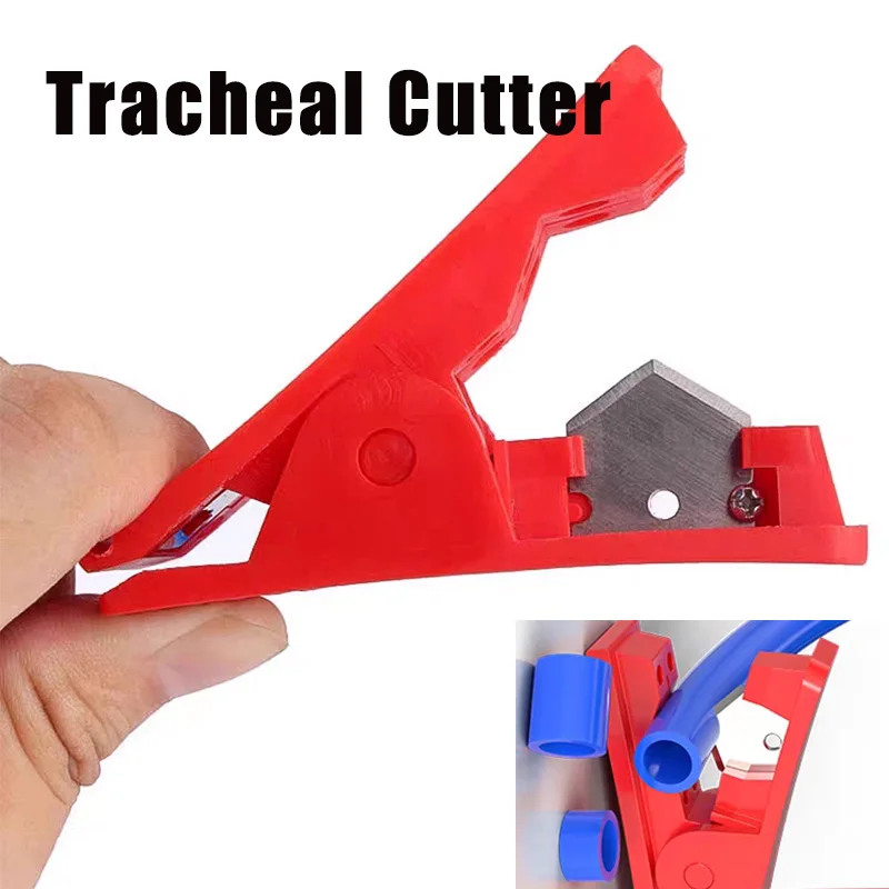 

1PCS Red Hose Cutting Tool Nylon PE Plastic Pipe Tube Tubing Scissor PVC PU Rubber Silicone Pneumatic Tool