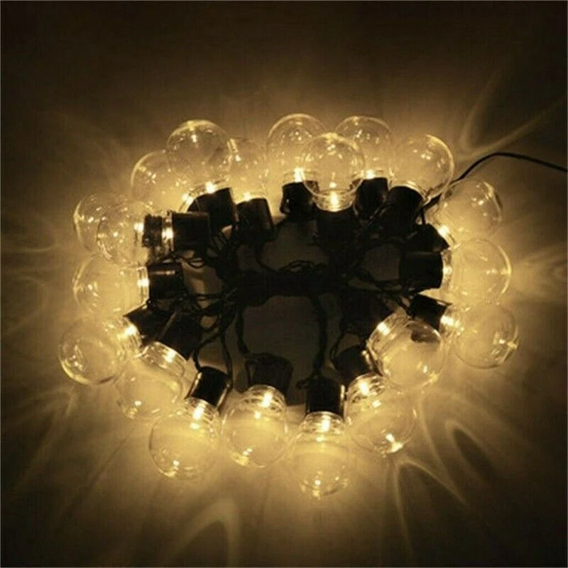 Imagem -06 - Solar Powered Retro Bulb String Lights para Jardim Lâmpada de Verão Fada ao ar Livre 10led 3.5m