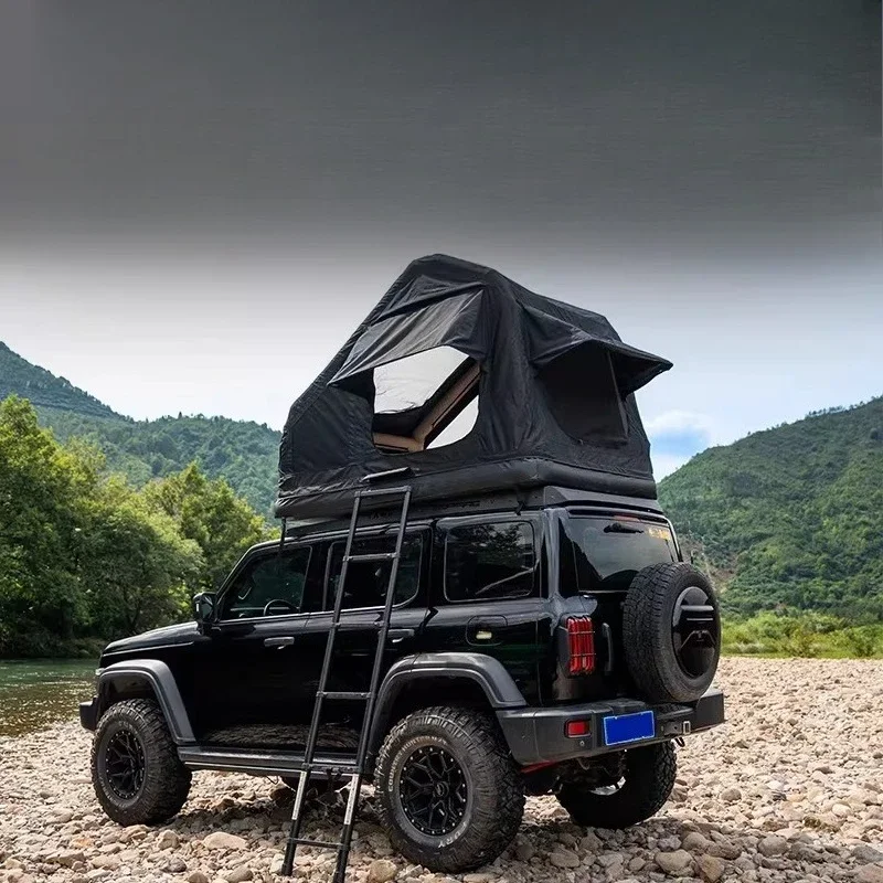 Inflatable roof tent, outdoor camping SUV off-road self-driving tour Car camping can be stored in car tents