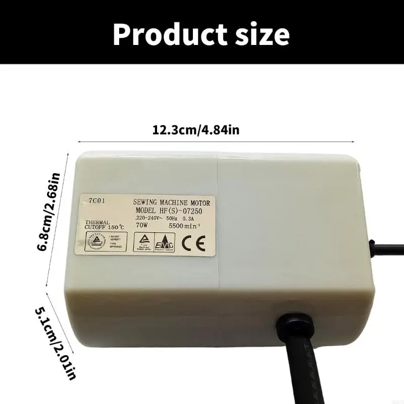 M6CB Effizienter Ersatzmotor Nähmotor für Haushaltsnähmaschinen 70W