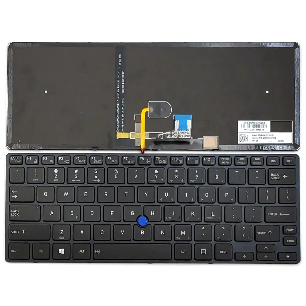 New For Toshiba Portege X30-D X30-D1352 X30-D1354 X30-D1356  X30-E X30-E-BTO X30-E1346 Series Laptop Keyboard US Backlit