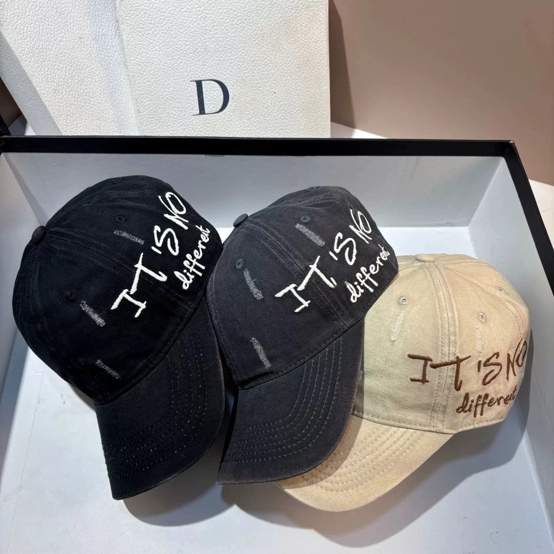 casquette-de-baseball-brodee-style-coreen-souple-unisexe-pour-l'ete-effet-amincissant-polyvalente-reglable-en-coton-protection-solaire
