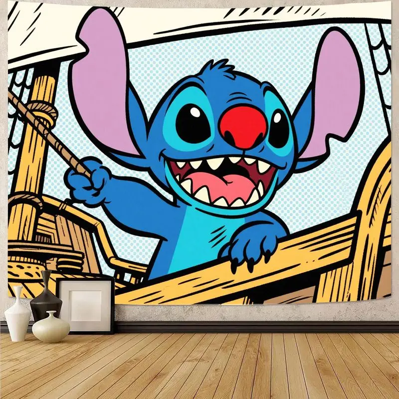 

1 шт., гобелен с мультяшной стежкой, красочный настенный художественный домашний декор, милая полиэфирная ткань, идеально подходит для гостиной, спальни, подарок