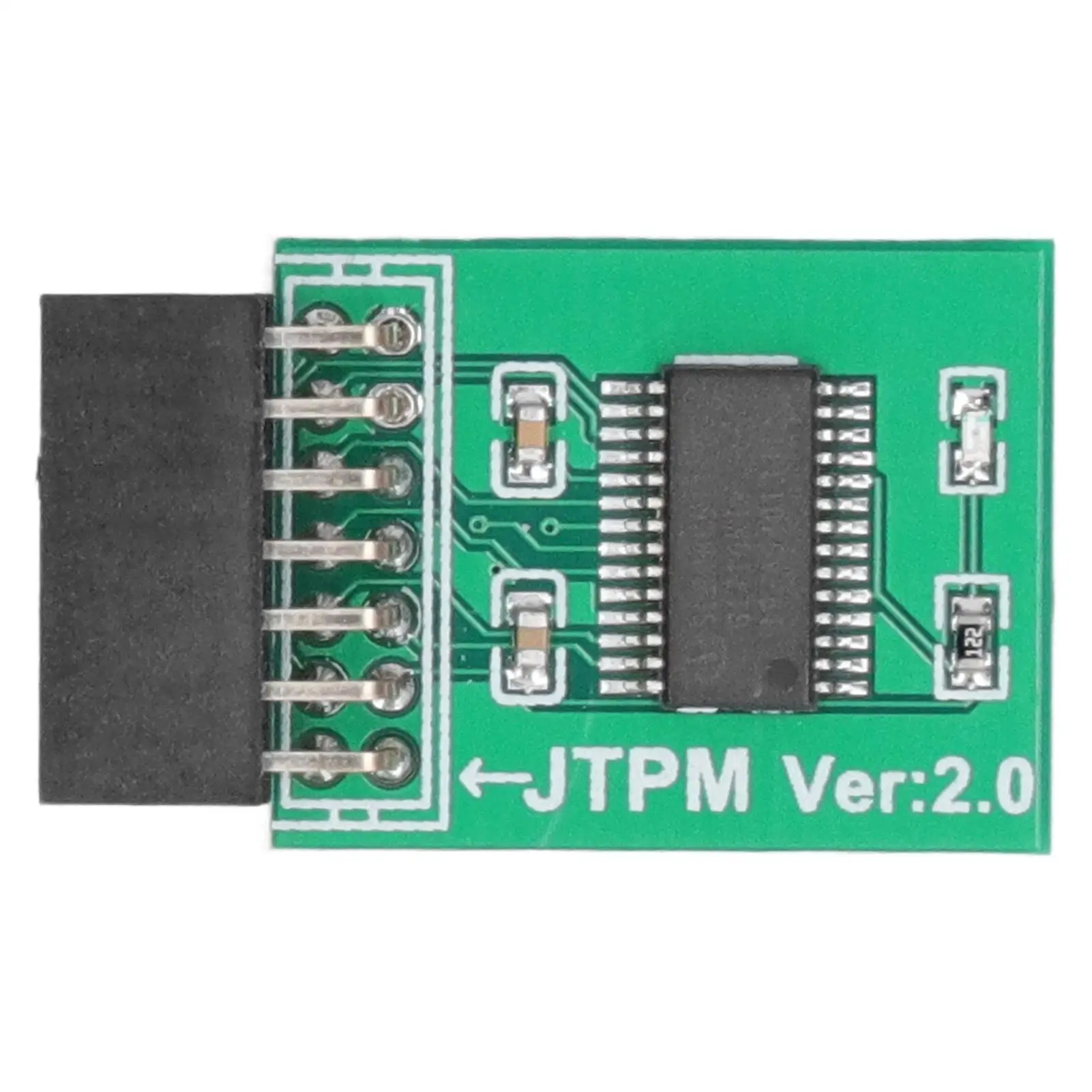 TPM 2.0 Module with 14-Pin LPC Interface - Enhanced Security for Windows 11, Green Encryption Board