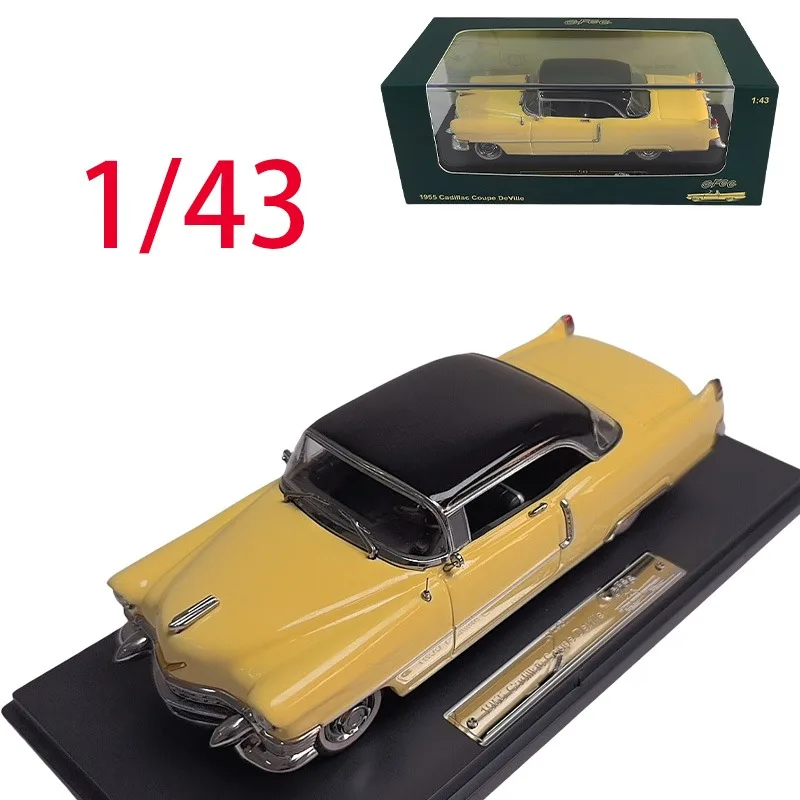 

GFCC Diecast 1/43 Cadillac Coupe Deville 1955 Alloy Car Model Toys for Boys Gift Collection Display