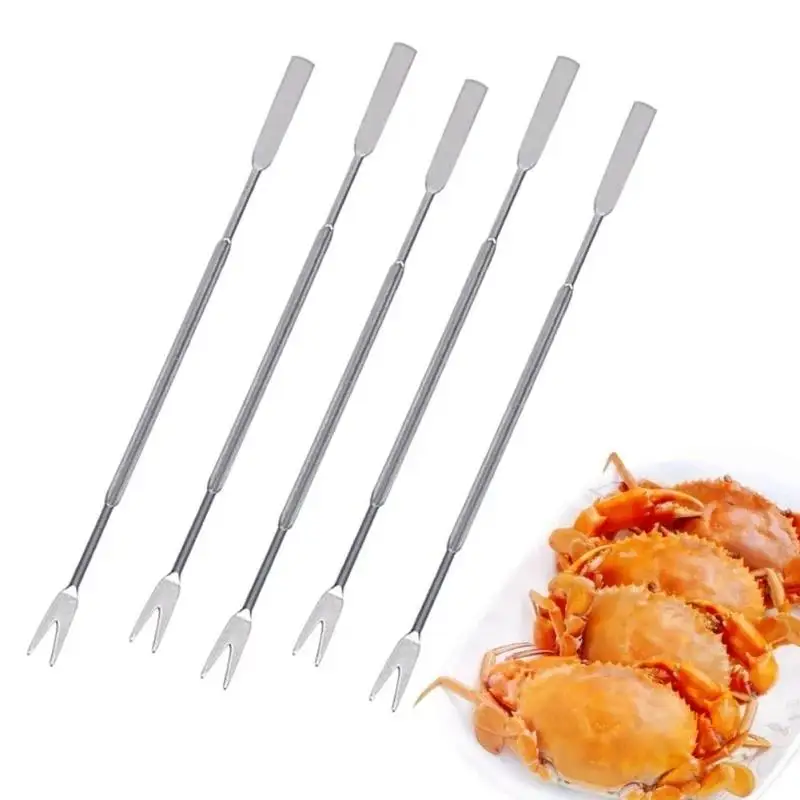 Portable New Food Forks Suitable Seafood Crab Lobster Fork High Quality Nutcracker Needle Household Kitchen Supplies