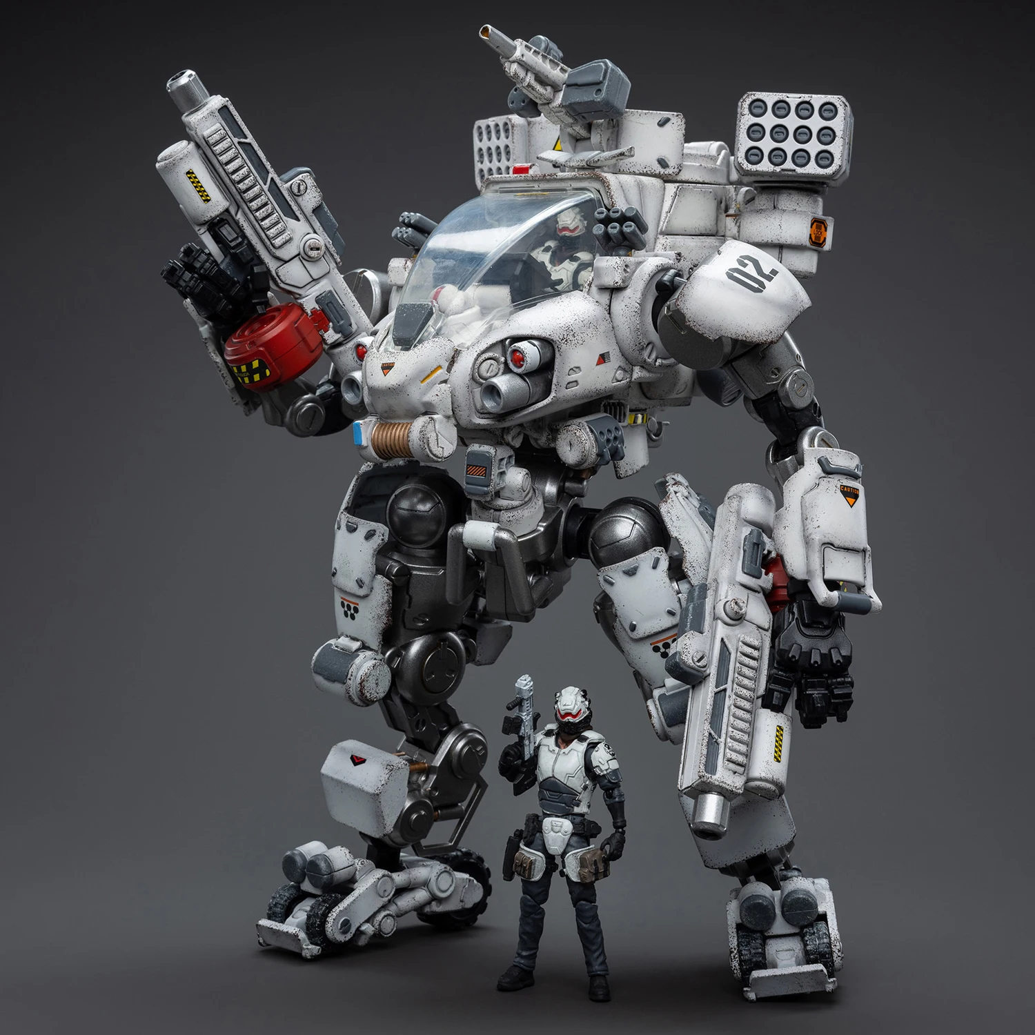 in Stock JOYTOY 1/25 Tiekui Dual Pilot Mecha 02 Action Figure Anime Game Model Gift Collection