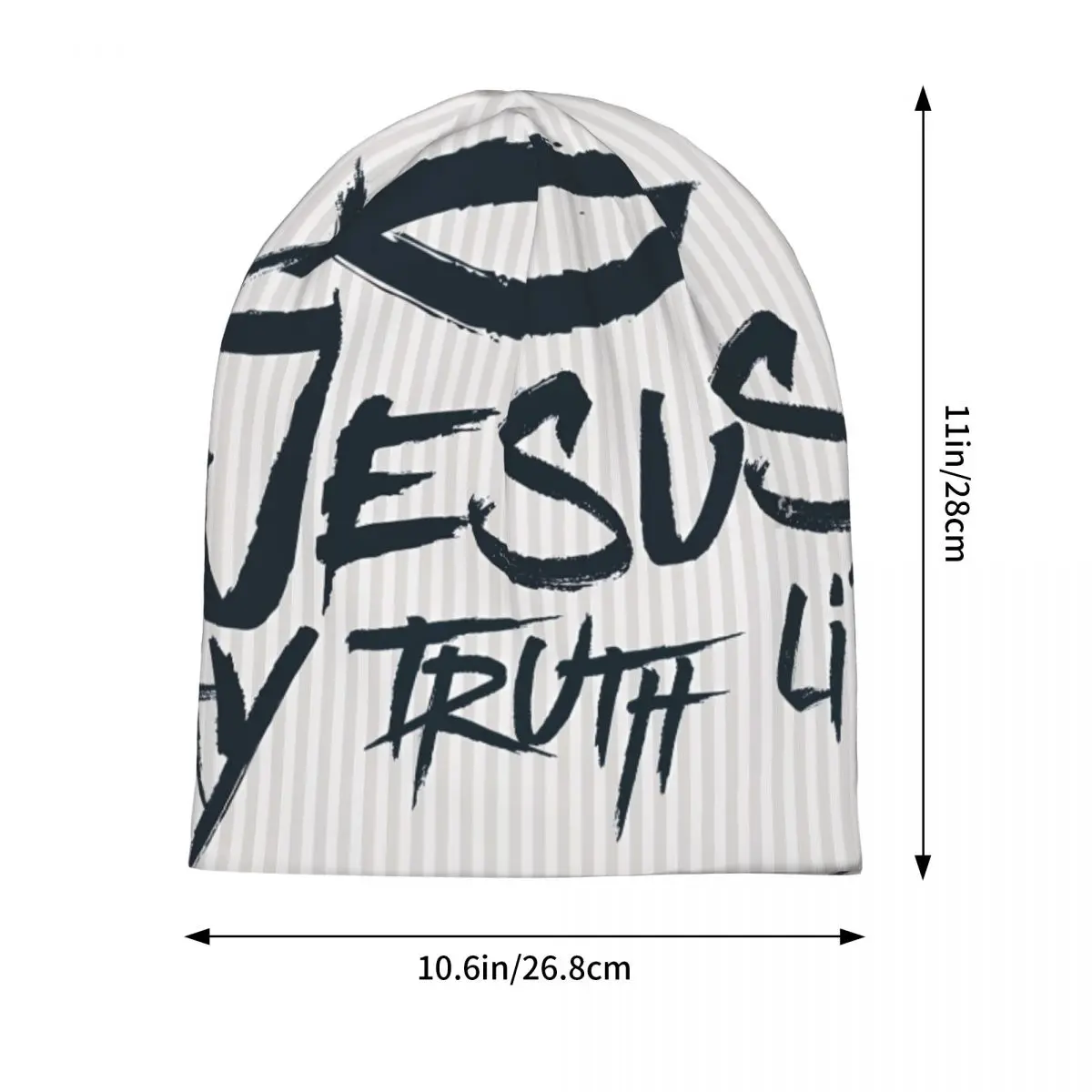 Jesus Way Truth Life Bonnet Homme Outdoor Thin Skullies berretti Christian Caps For Men Women Style Hats