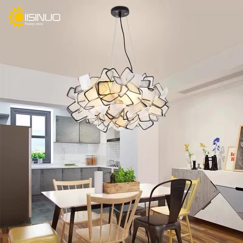 Slamp clizia Suspension Light Acrylic chandelier New Design fancy chandeliers Led Bedroom Light Cafe Lights color chandeliers