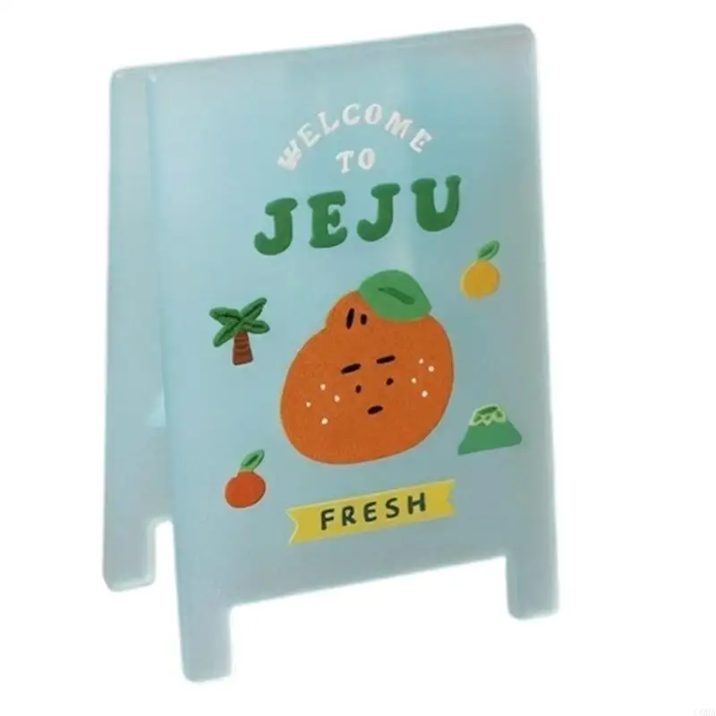 CORA Decorative Photo Clip Stand for Desk Notes and Cards, Small Acrylic Memo Display Stand for Study and Office Table Daily