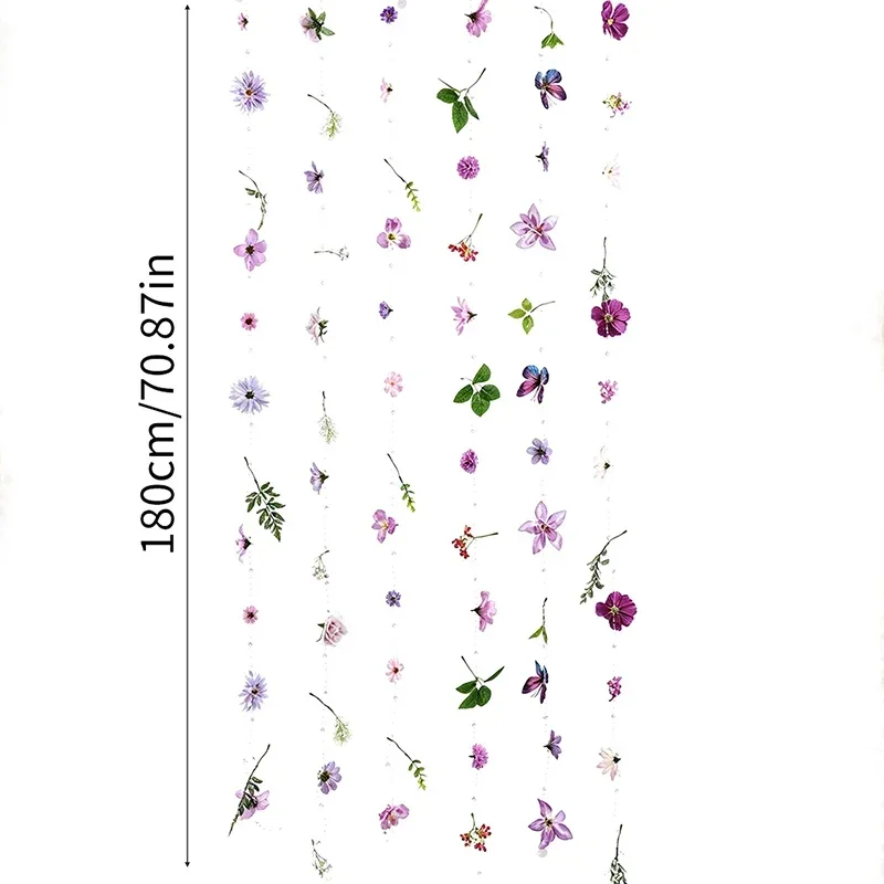 1/2 Stück 180CM Künstliche Seiden-Hängeblumenranke, Gefälschte Blumengirlande, Hochzeitsdekoration, Hintergrund-Dekoration für Zuhause und Wand – Detail 2
