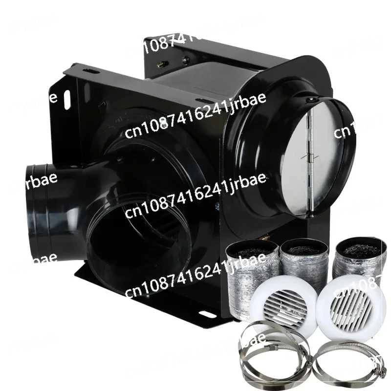 Ventilation Duct fan, powerful silent bathroom exhaust fan,One to two, 120 air volume, with spare parts delivered